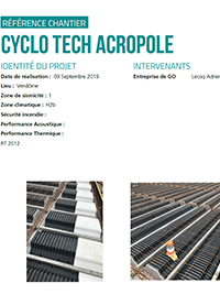 Chantier Cyclo Tech Acropole