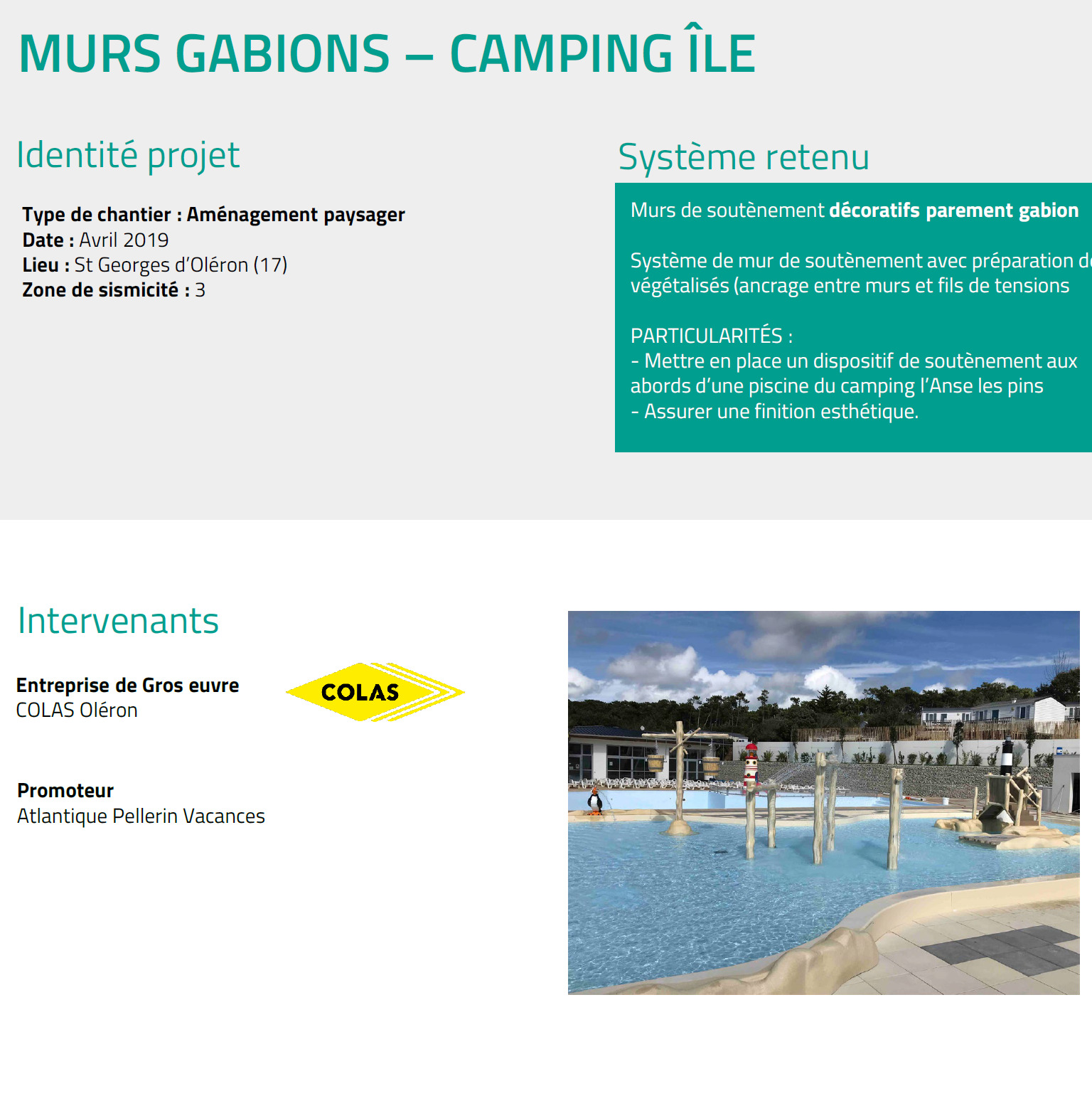 Fiche référence Neo chantier Murs Gabions