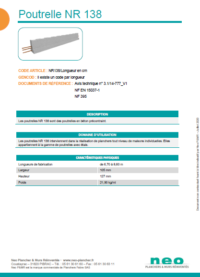 Visuel poutrelle NR 138