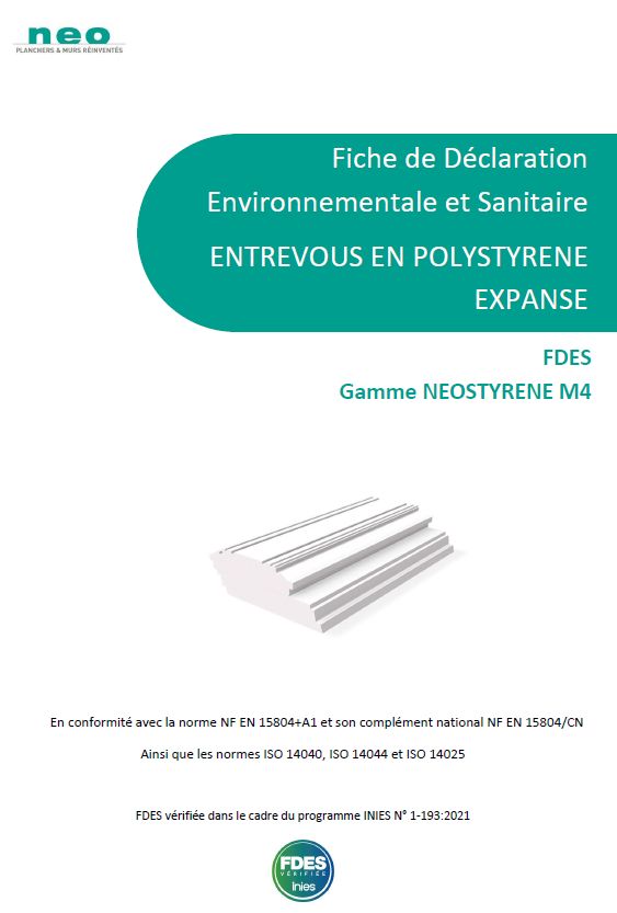 Fdes Entrevous Neostyrène M4