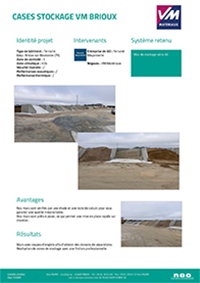 Chantier mur de stockage VM Brioux