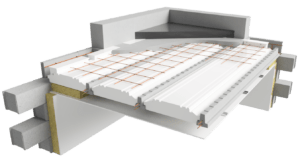 Plancher Neostyrène coffrant + Neoset Feu